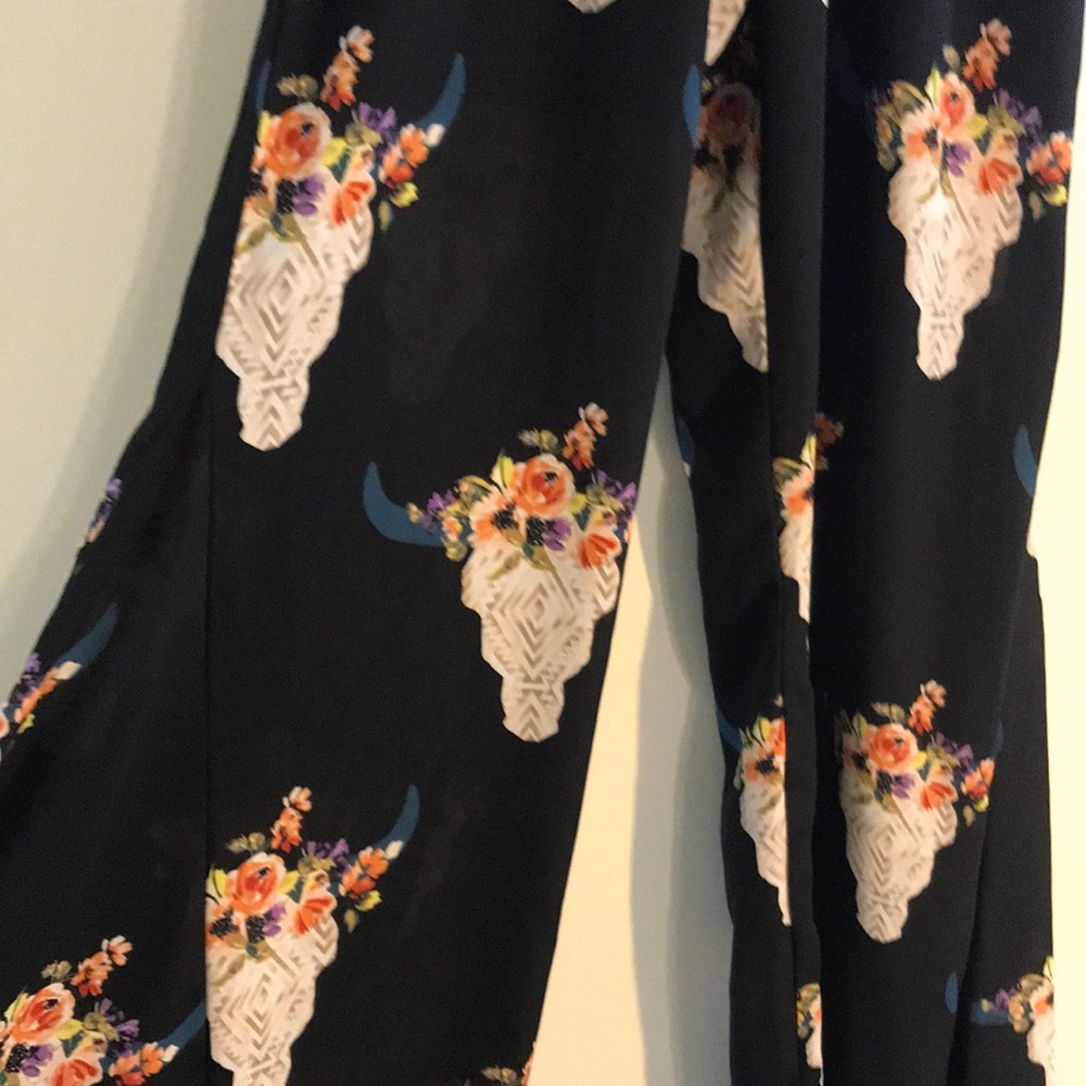 Dressy wide leg pant